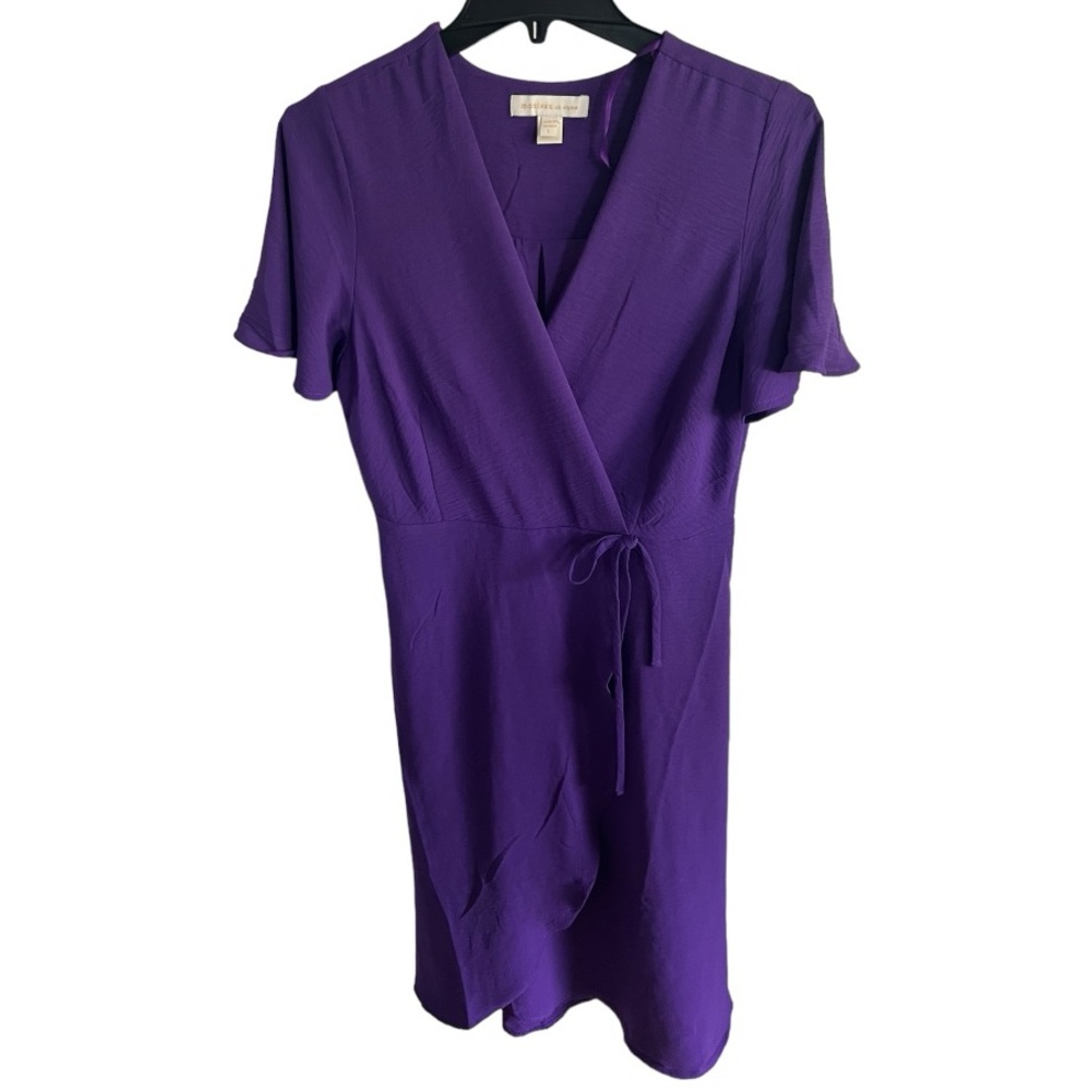Monteau Purple Wrap Dress
